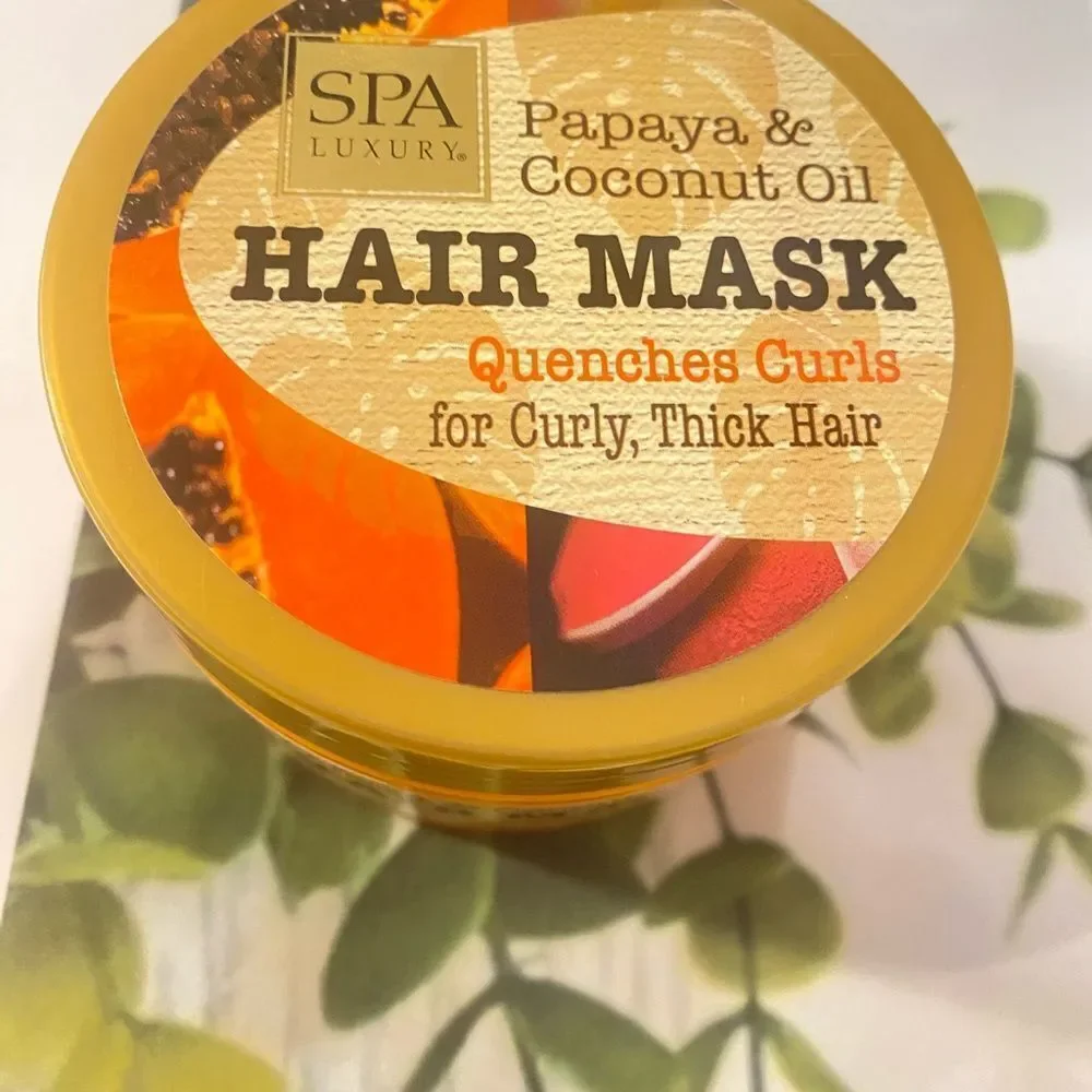 🔥Papaya & Coconut Oil Hair Mask - Gold
